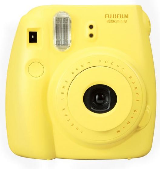 Fujifilm Instax Mini 8 instant camera žlutý + album + film na 10x foto!