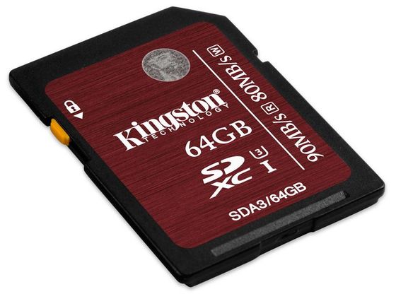 Kingston SDXC 64GB UHS-I Speed Class 3