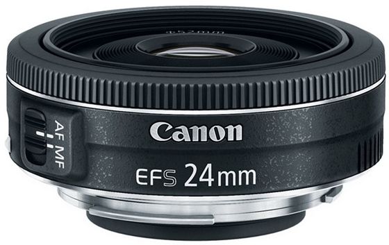 Canon EF-S 24mm f/2,8 STM + UV filtr + PL filtr + Lenspen!