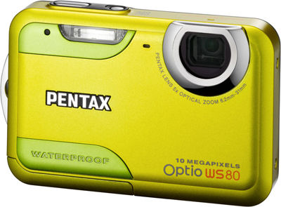 Pentax Optio WS80 zelený