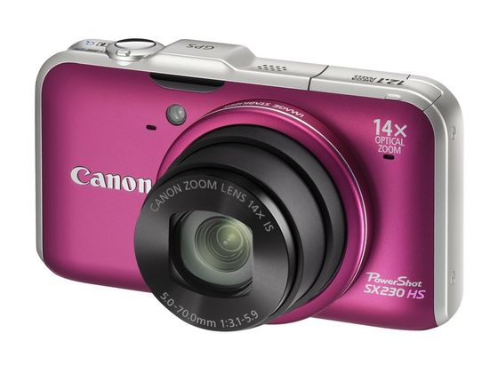 Canon PowerShot SX230 HS růžový + 8GB karta zdarma!