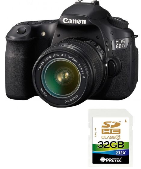 Canon EOS 60D + EF-S 18-55 mm IS II + EF-S 55-250 mm IS II