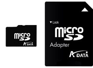 A-Data Micro SD (SDHC Class 6) 8 GB karta + adaptér SD