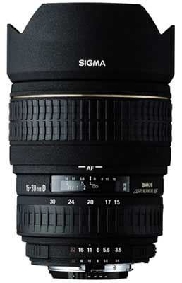 Sigma 15-30 mm F 3,5-4,5 EX DG ASPHERICAL IF pro Canon