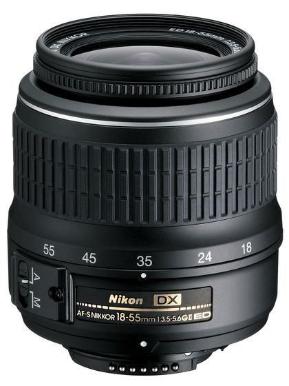 Nikon 18-55mm f/3,5-5,6 G II AF-S DX černý