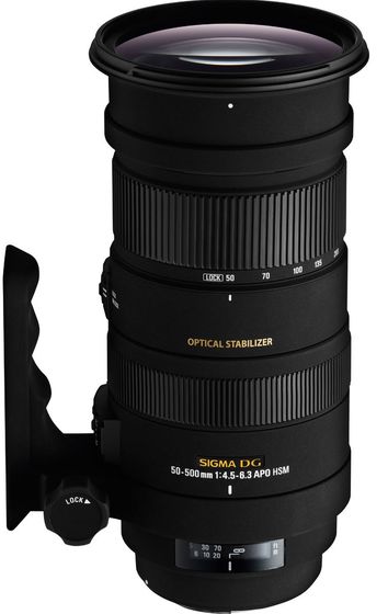 Sigma 50-500mm f/4,5-6,3 APO DG OS HSM pro Nikon