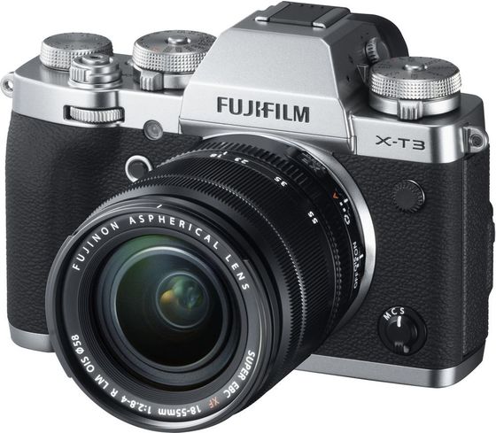 Fujifilm X-T3 + 18-55 mm stříbrný - Základní kit