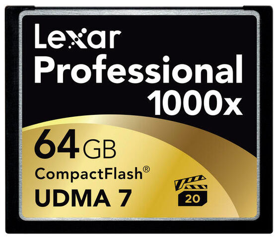 Lexar CF 64GB 1000x Professional