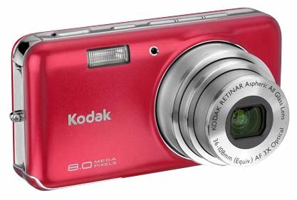 Kodak EasyShare V803 červený