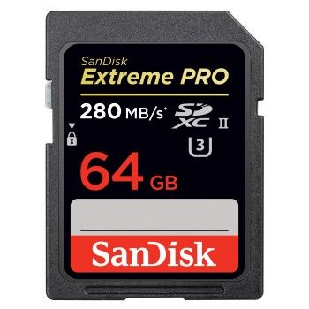 SanDisk SDXC 64GB EXTREME PRO 280/250MB/s UHS II