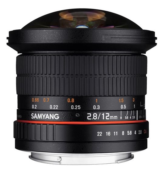 Samyang 12mm f/2.8 ED AS NCS Fisheye pro Canon M