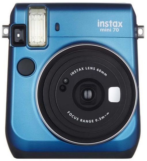 Fujifilm Instax Mini 70 instant camera modrý + pouzdro + popruh!