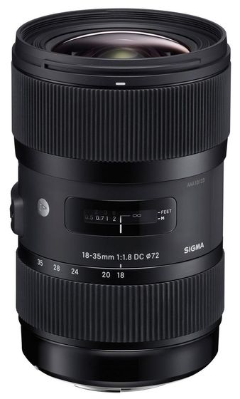 Sigma 18-35 mm f/1,8 DC HSM Art pro Sony A