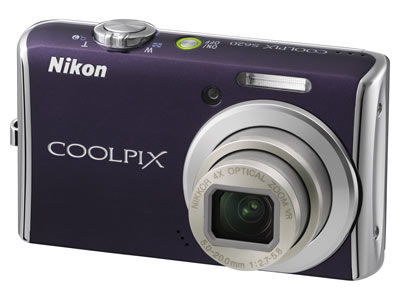 Nikon CoolPix S620 fialový