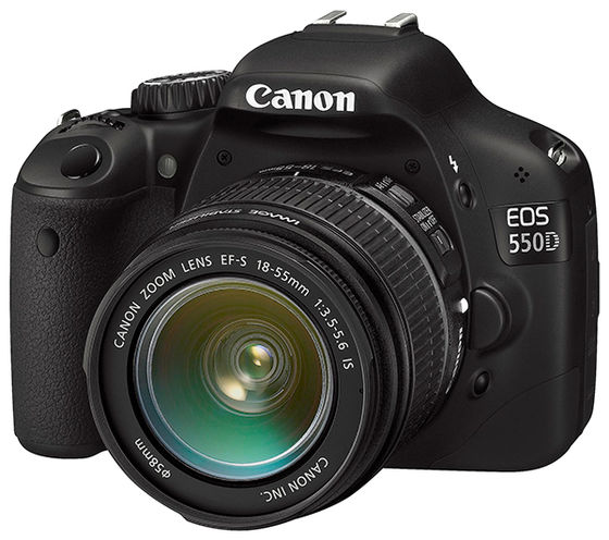 Canon EOS 550D + 18-55 mm IS + 8GB karta + brašna + filtr UV 58mm!