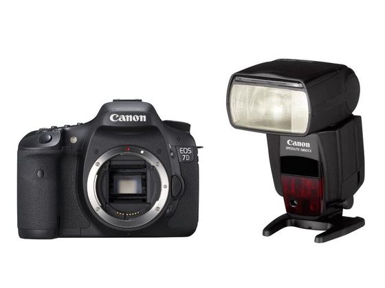 Canon EOS 7D + blesk 580 EX II