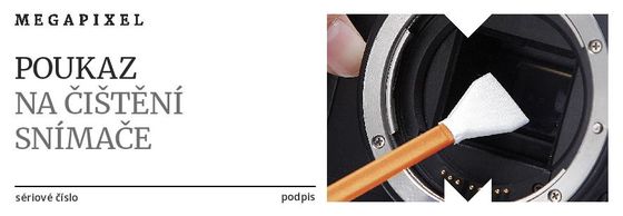 Poukaz na čištění snímacího čipu Nikon APSC