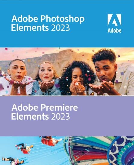 Adobe Photoshop Elements + Premiere Elements 2023 MP ENG FULL Box