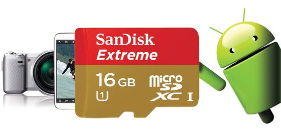 SanDisk Micro SDHC 16GB Mobile Extreme 45MB/s Class 10 + Adaptér