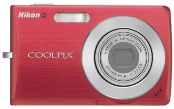 Nikon Coolpix S200 červený