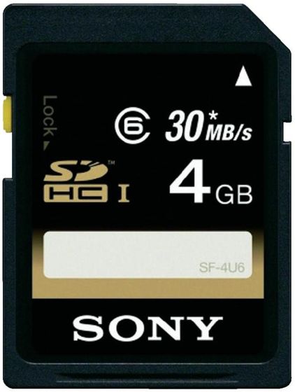 Sony SDHC 4GB Class 10 UHS-I