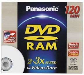 Panasonic DVD-RAM 4,7 GB 3x speed