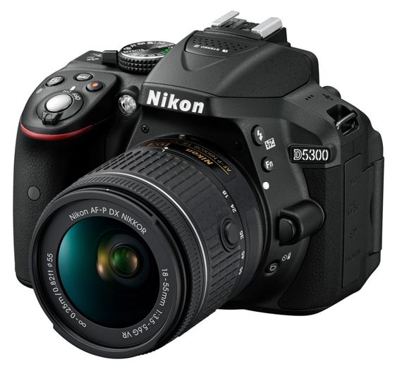 Nikon D5300 + 18-55 mm AF-P VR + 32GB Ultra + originální brašna + filtr ochr. 55mm + poutko na ruku!