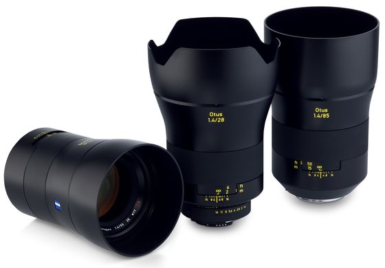Zeiss Otus 28mm + 55mm + 85mm Videoset ZF.2 pro Nikon