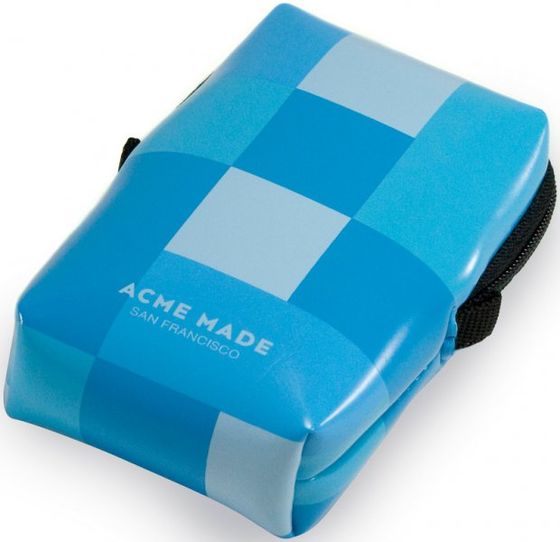 Acme Made Smart Little Pouch Blue Gingham