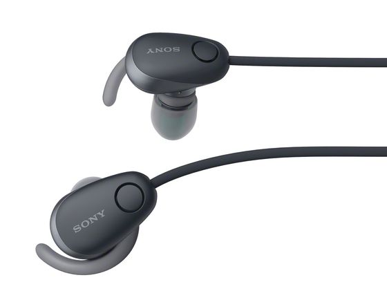 Sony sluchátka WI-SP600N černá