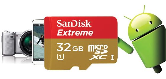 SanDisk Micro SDHC 32GB Mobile Extreme 45MB/s Class 10 + Adaptér