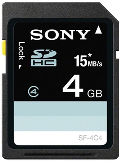 Sony SDHC 4GB Class 4