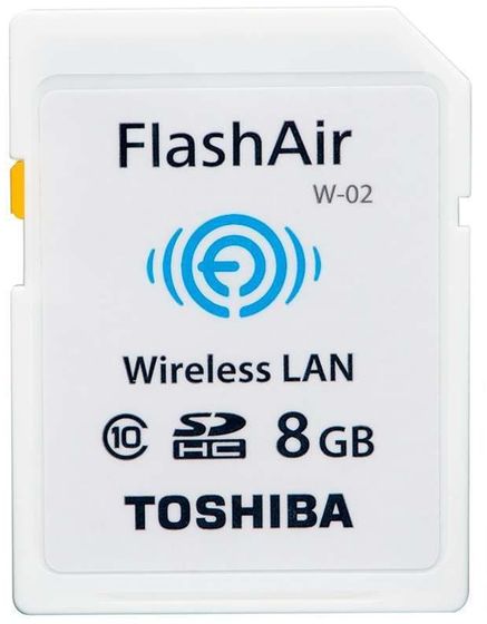 Toshiba SDHC 8GB FlashAir Wi-Fi Wireless