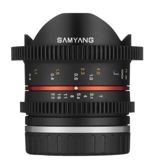 Samyang 8 mm T/3,1 Cine NCS CS II pro Fuji X