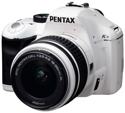 Pentax K-x bílý + 18-55 mm