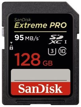 SanDisk SDXC 128GB EXTREME PRO 95MB/s UHS-I U3 V30