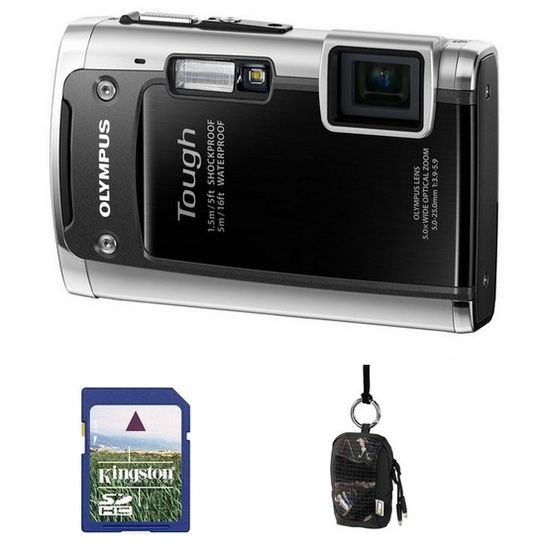 Olympus TG-610 černý + 8GB karta + Aha pouzdro 70J!