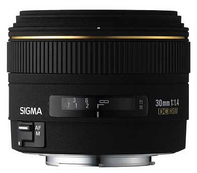 Sigma 30mm f/1,4 EX DC HSM pro Canon
