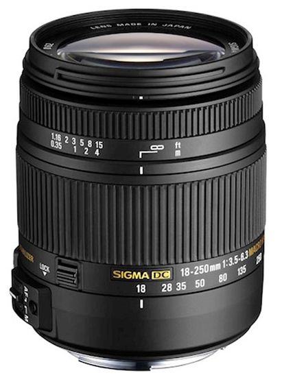 Sigma 18-250mm f/3,5-6,3 DC MACRO OS HSM pro Canon