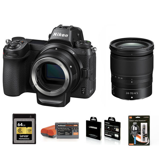 Nikon Z6 + 24-70 mm + FTZ adaptér - Foto kit