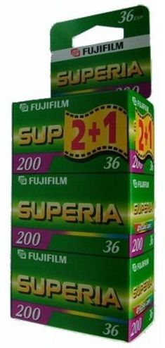 Fujifilm Superia 200 135/36 3ks