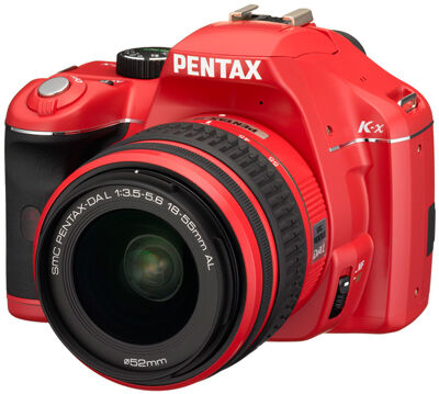 Pentax K-x červený + 18-55 mm