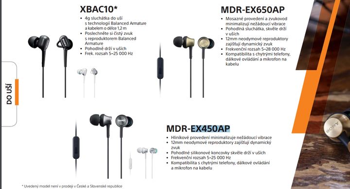 Sony sluchátka MDR-EX450AP šedá | ???? Megapixel